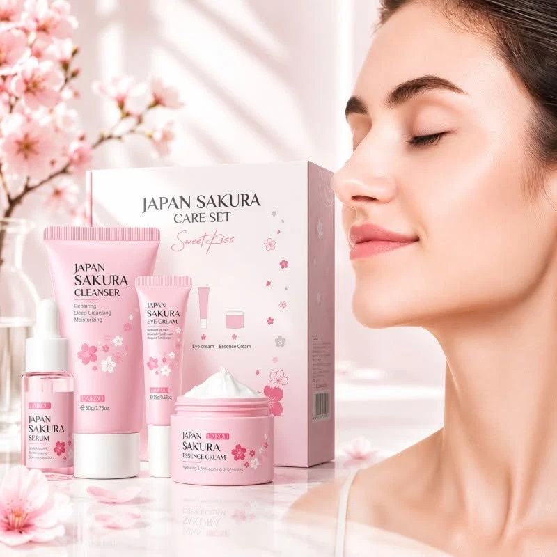 Japan Sakura Mini Skin Care Set (4 Pcs)