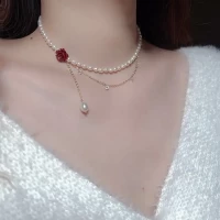 Rose Flower Necklaces for Women