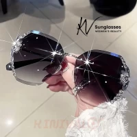 Diamond Prism Rimless Sunglasses